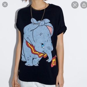 Zara Disney Dumbo Oversized T Shirt